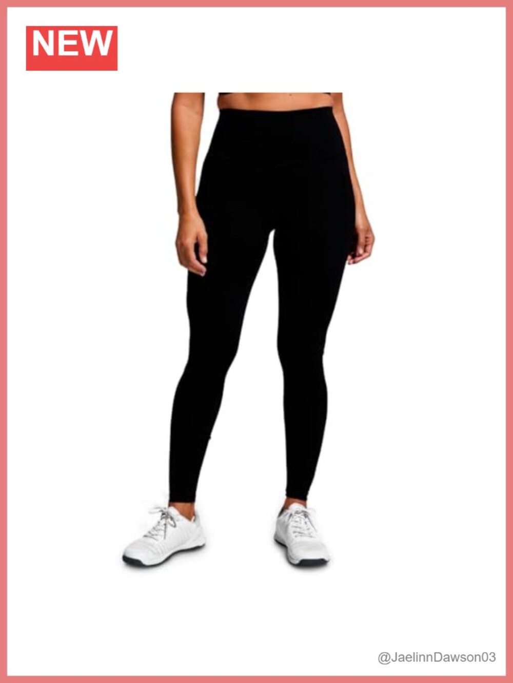 Women's 7/8 Leggings High Rise Nylon Spandex Athletic Gym Running